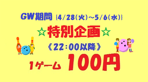 GW100円